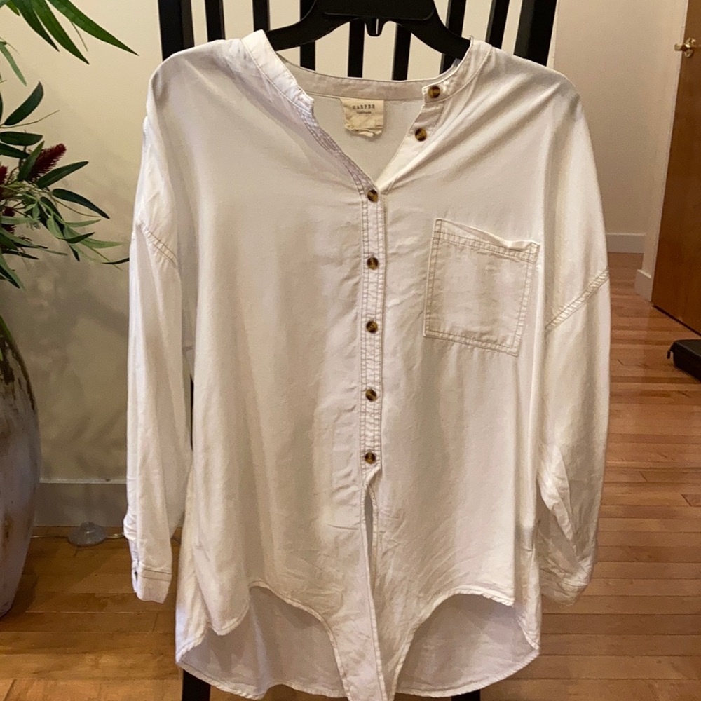 White button down shirt